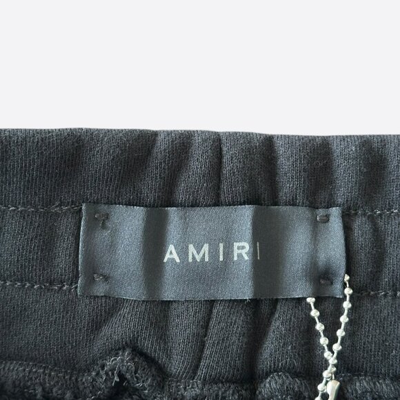 Amiri Black & Red Core Logo Sweatpants - Picture 3 of 4